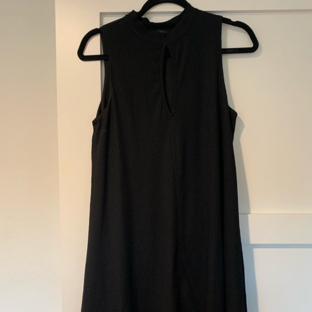 Black dress with cut out